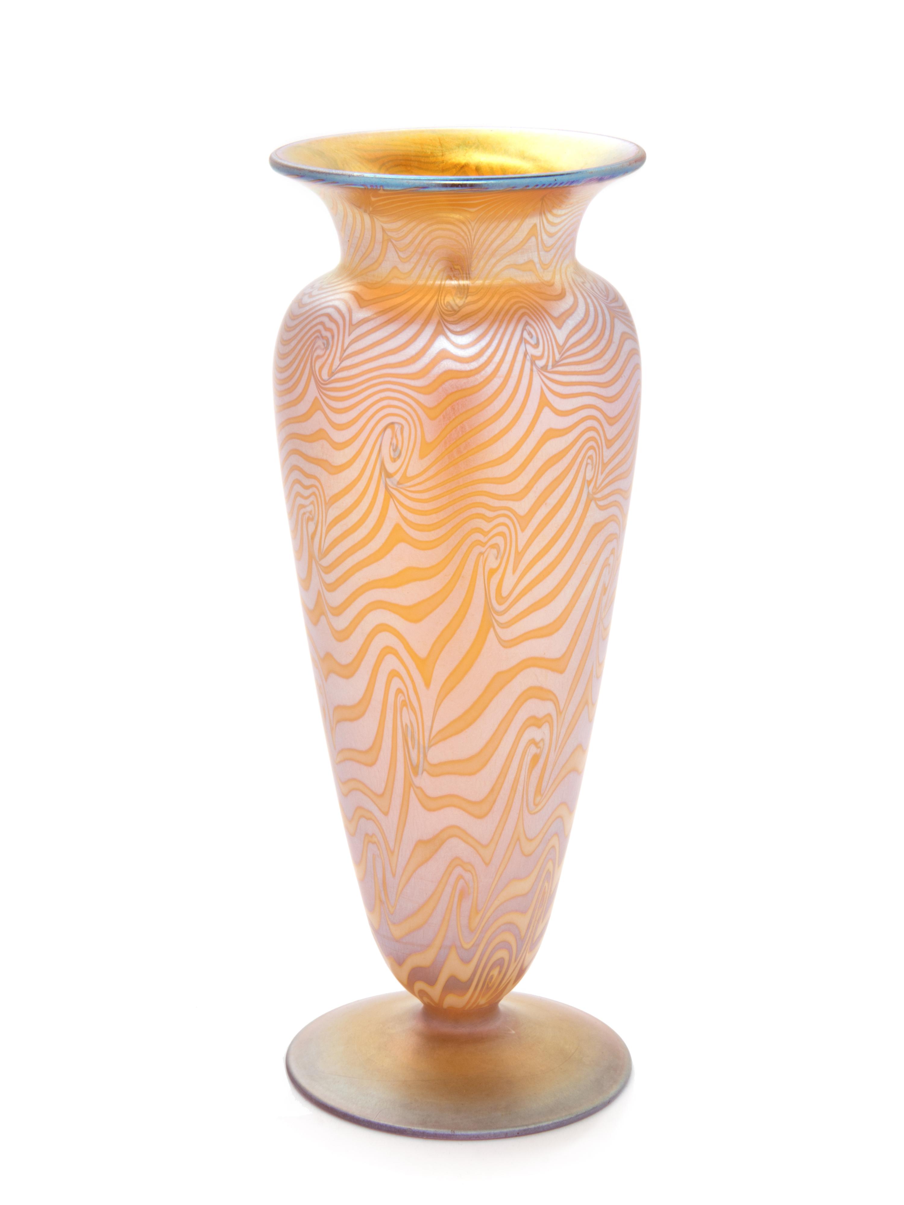 A King Tut Footed Vase