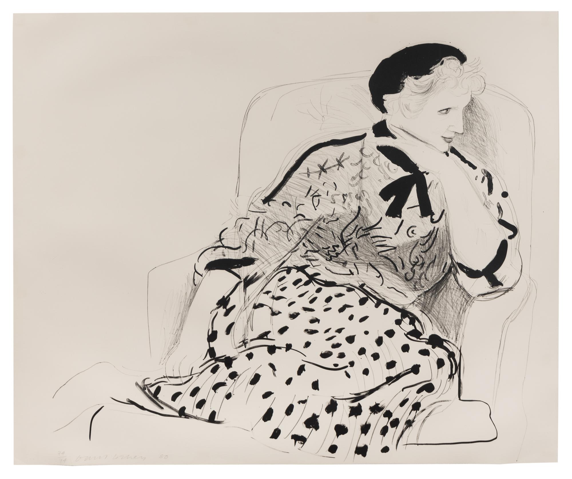 Celia in an Armchair , 1980