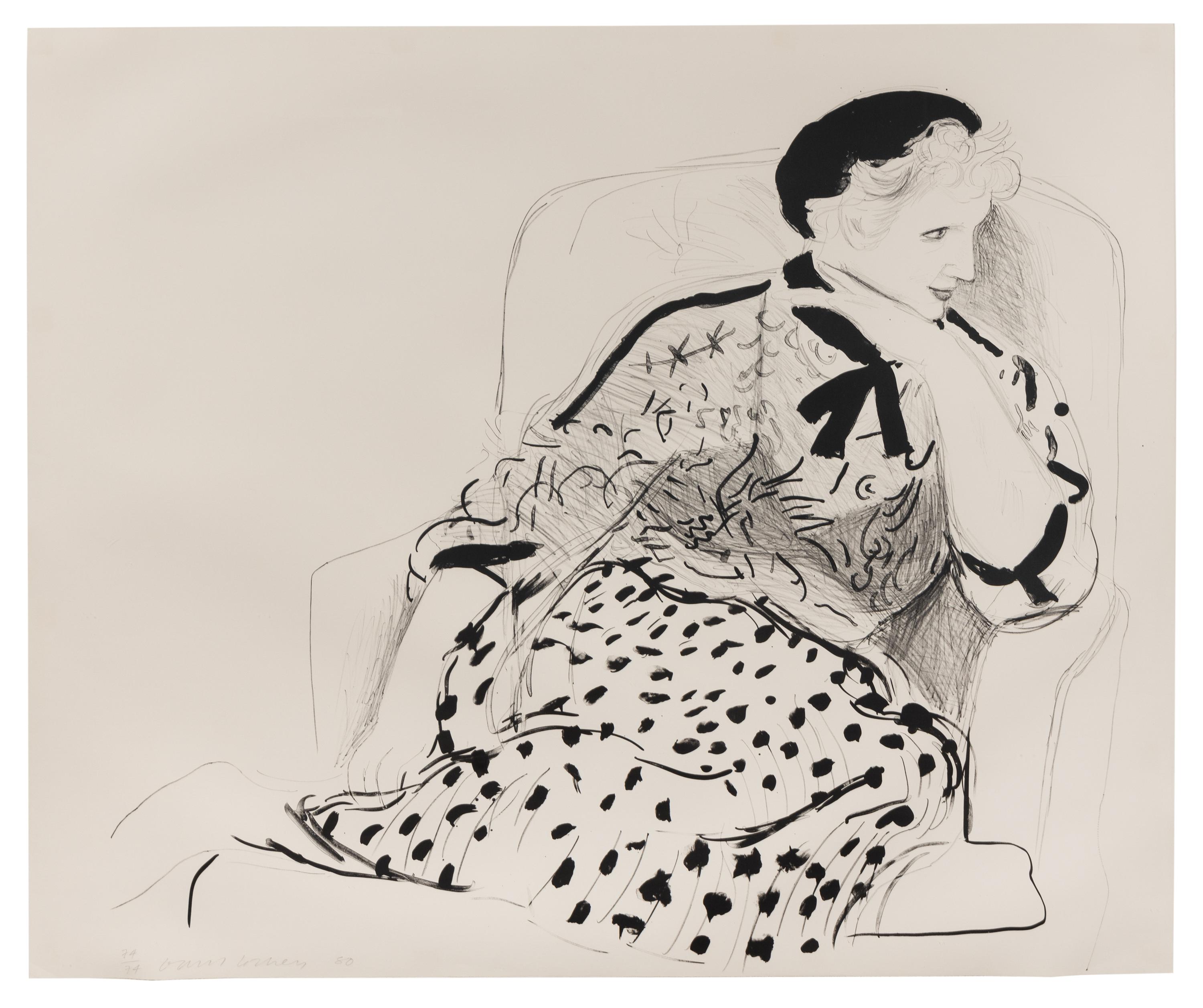 Celia in an Armchair , 1980