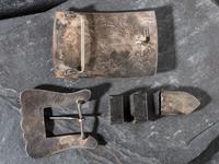 Navajo and Hopi Silver Belt Buckles