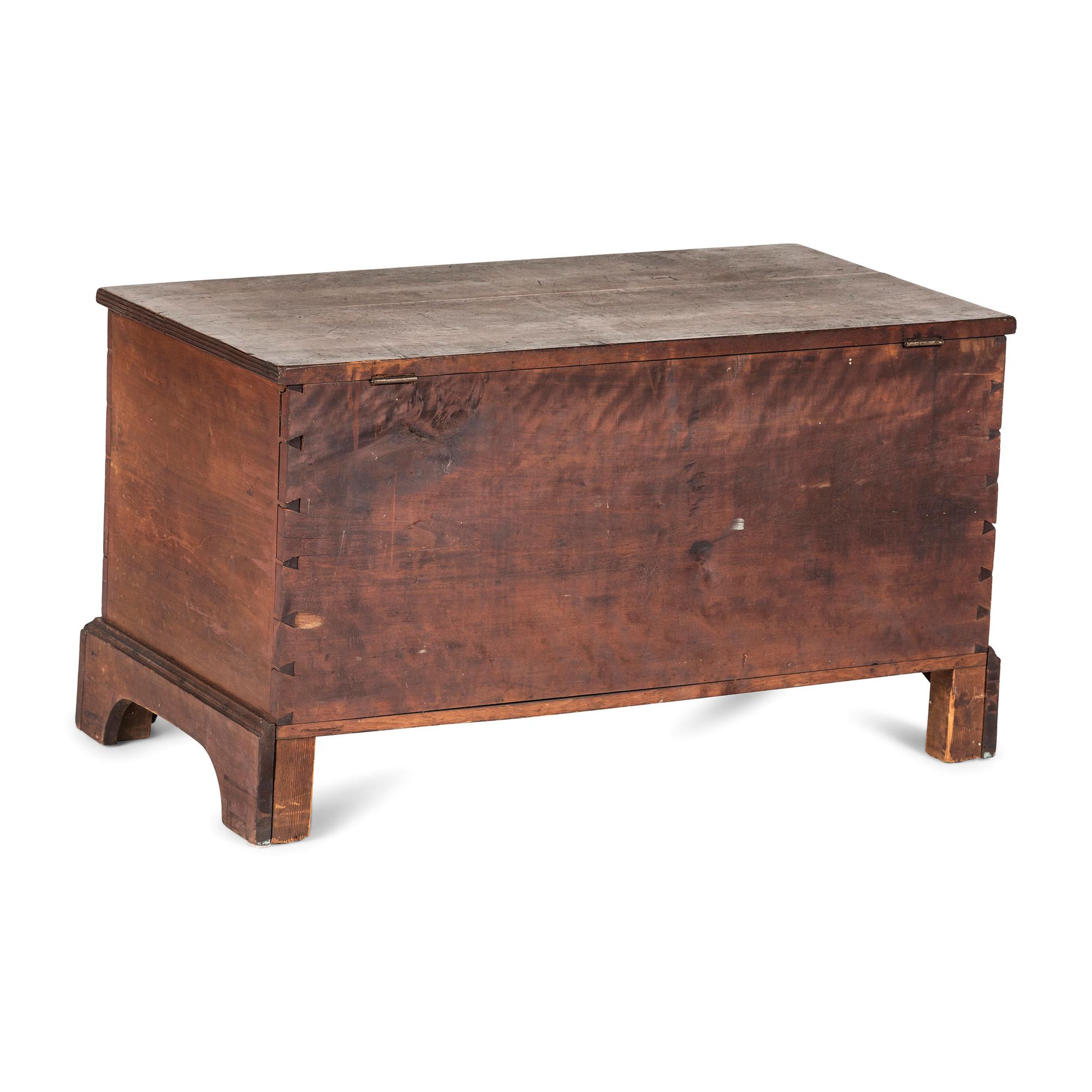 A Federal Cherrywood Blanket Chest