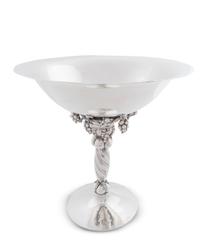 A Georg Jensen Large Silver Compote — FIRST HALF 20TH CENTURY