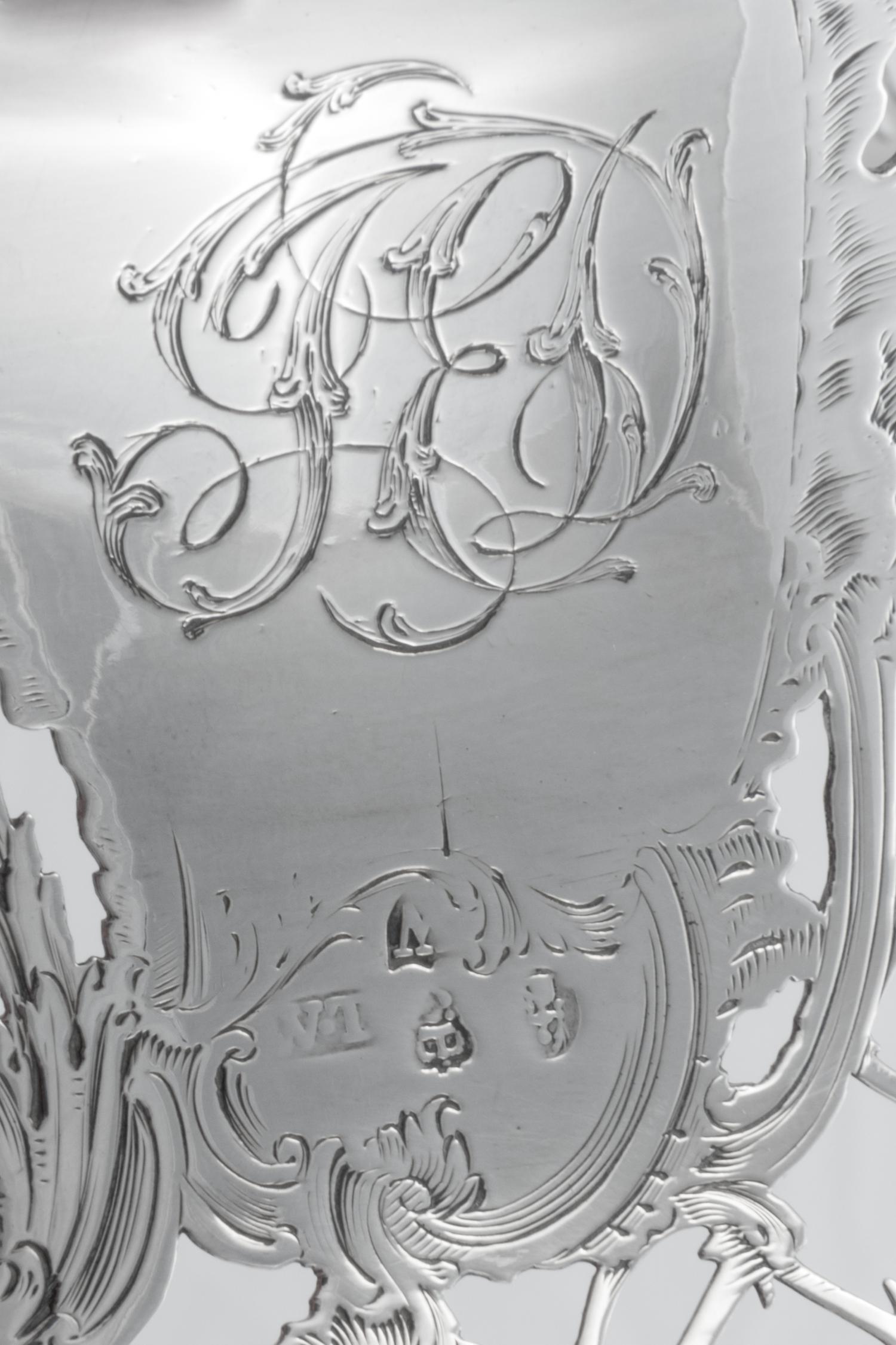 An Irish George III Silver Dish Ring