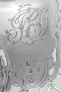 An Irish George III Silver Dish Ring