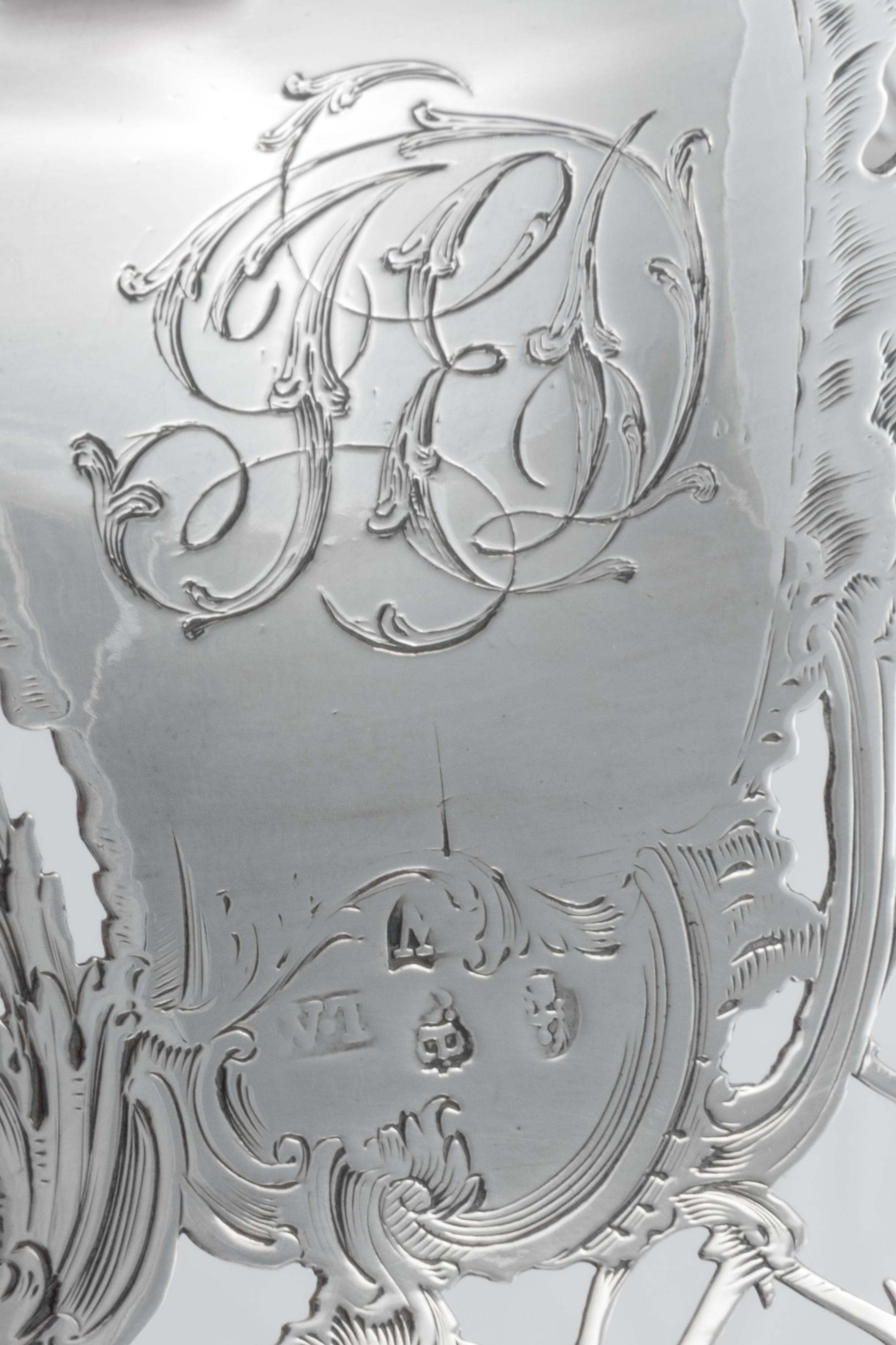 An Irish George III Silver Dish Ring