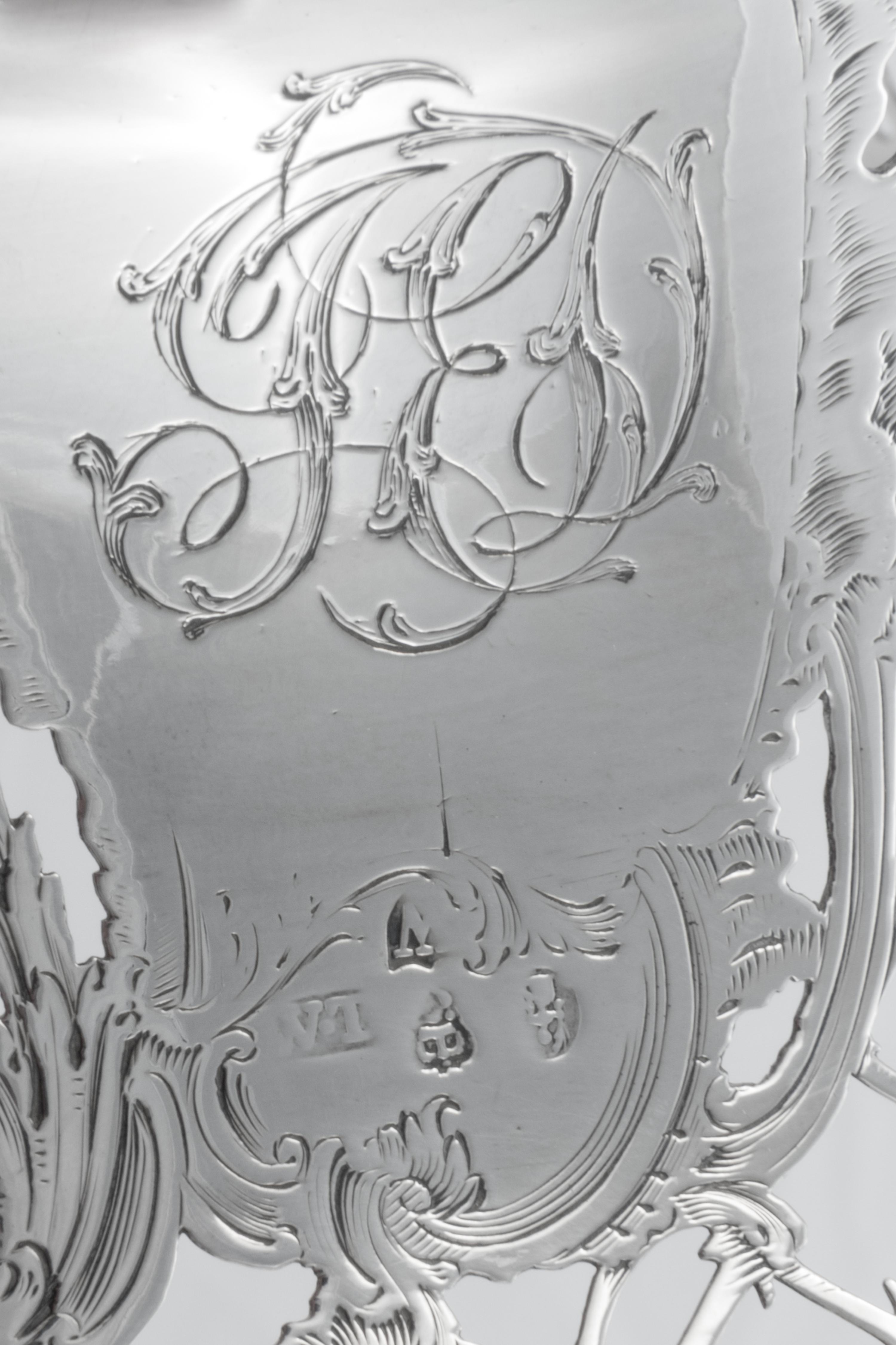 An Irish George III Silver Dish Ring