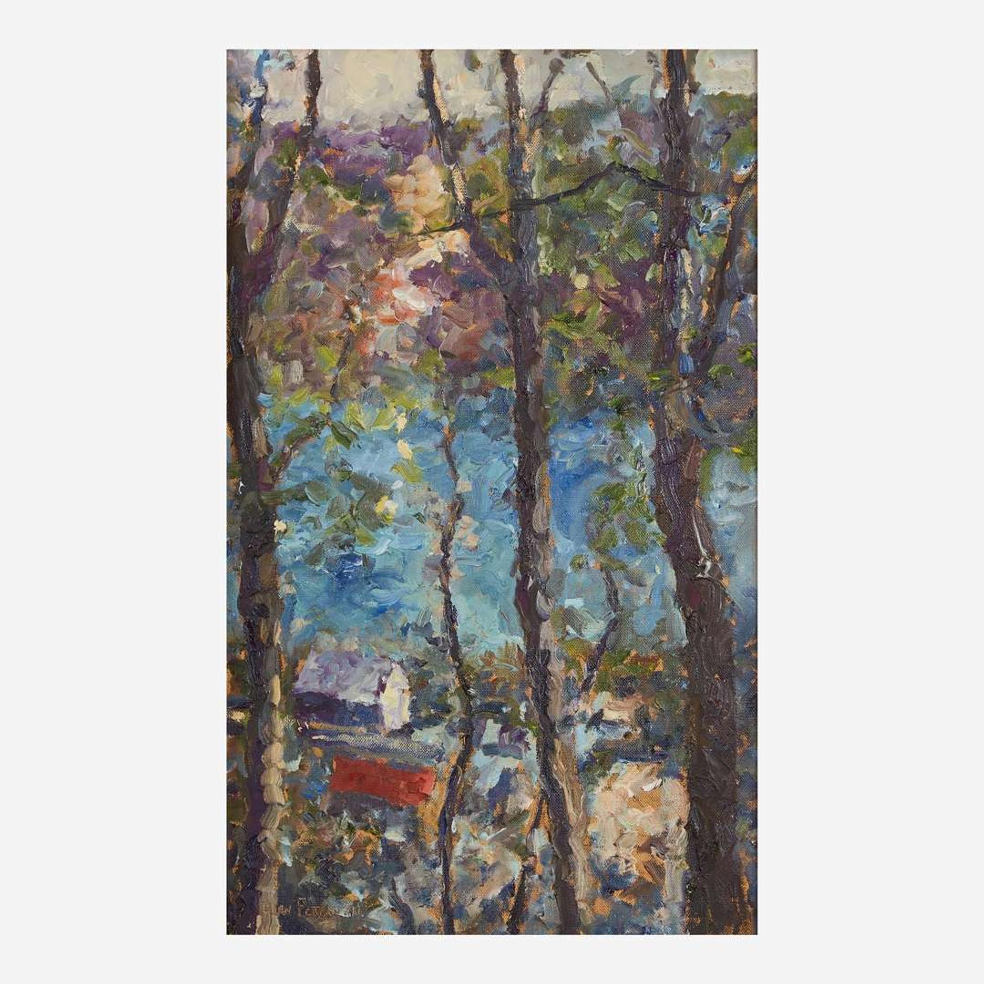 Alan Fetterman (American, B. 1958) Lumbering Along the River