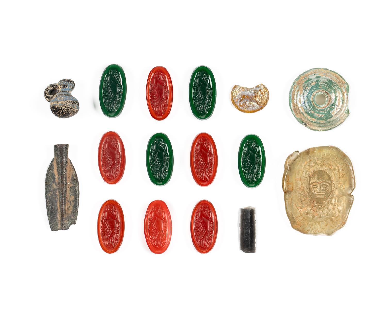A Group of Sixteen Ancient and Reproduction Articles