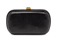 BOTTEGA VENETA, BLACK LIZARD CLUTCH