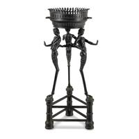 An Italian Patinated Bronze Brazier
