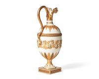 A Wedgwood Gilt Decorated Creamware Ewer