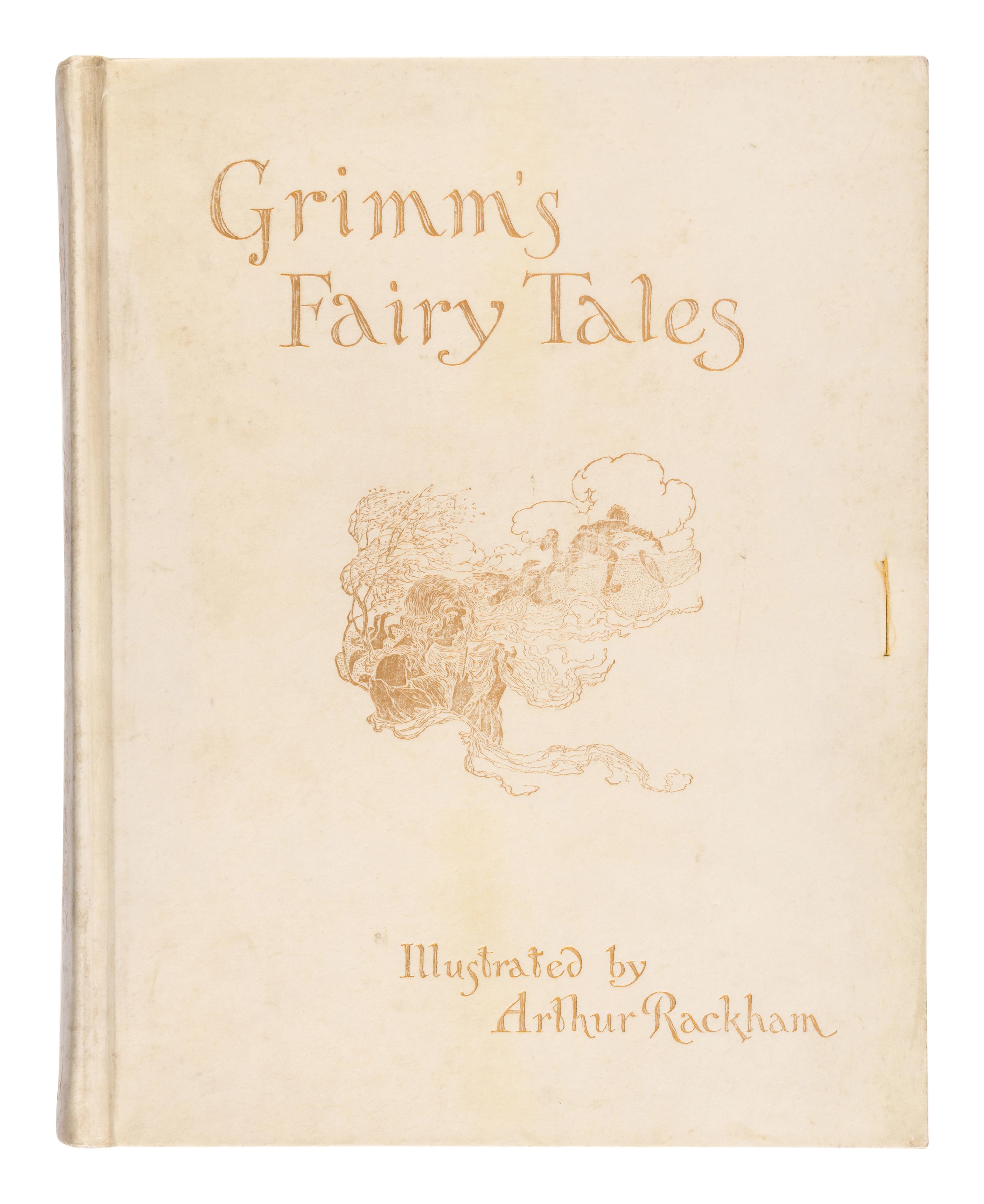 [RACKHAM, Arthur (1867-1939), illustrator]. [GRIMM BROTHERS]. The Fairy Tales of the Brothers Grimm . Mrs. Edgar Lucas, translator. London: Constable & Company Ltd., 1909.