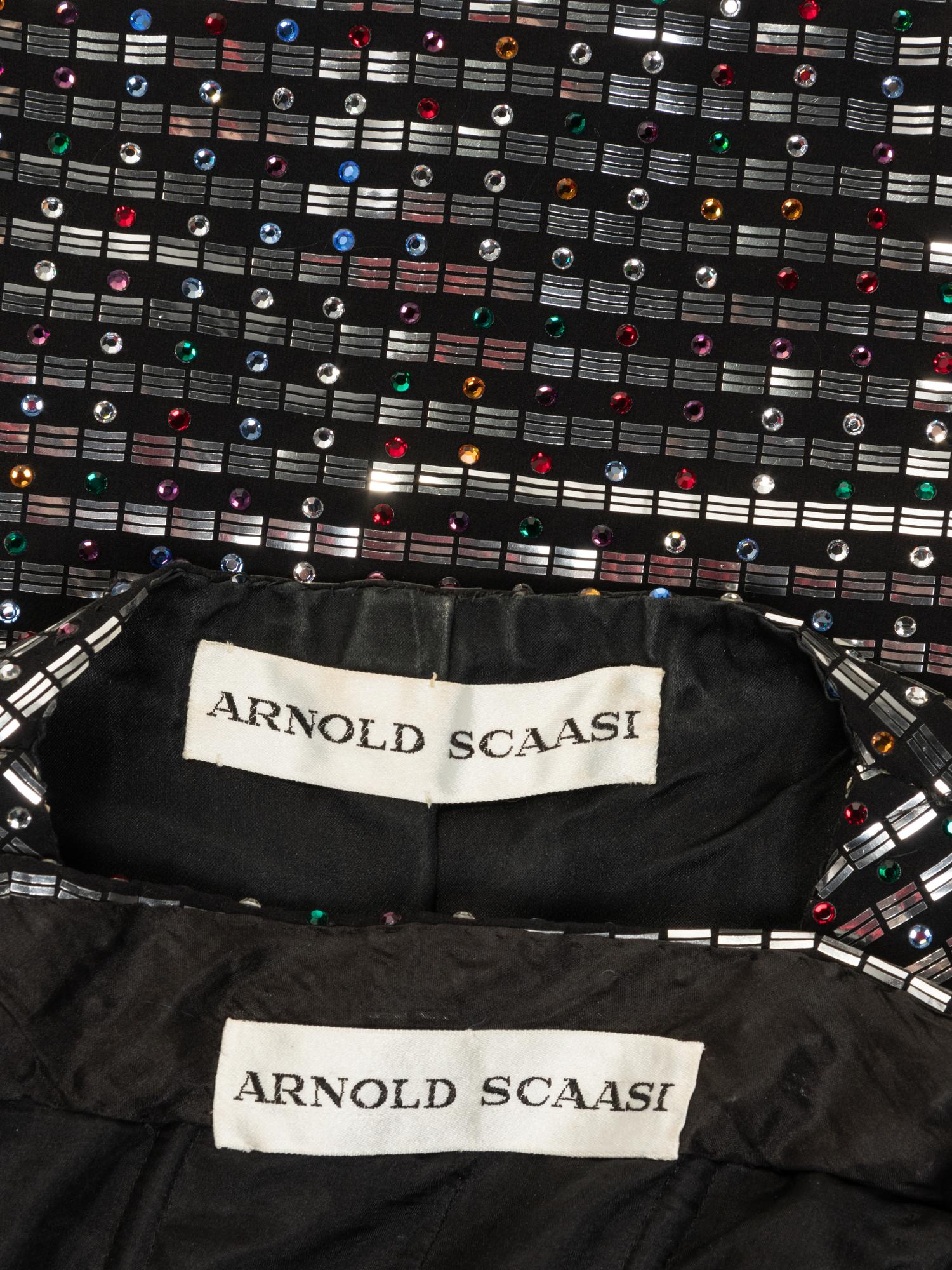 Arnold Scaasi Three-Piece Dress Ensemble, 1980s