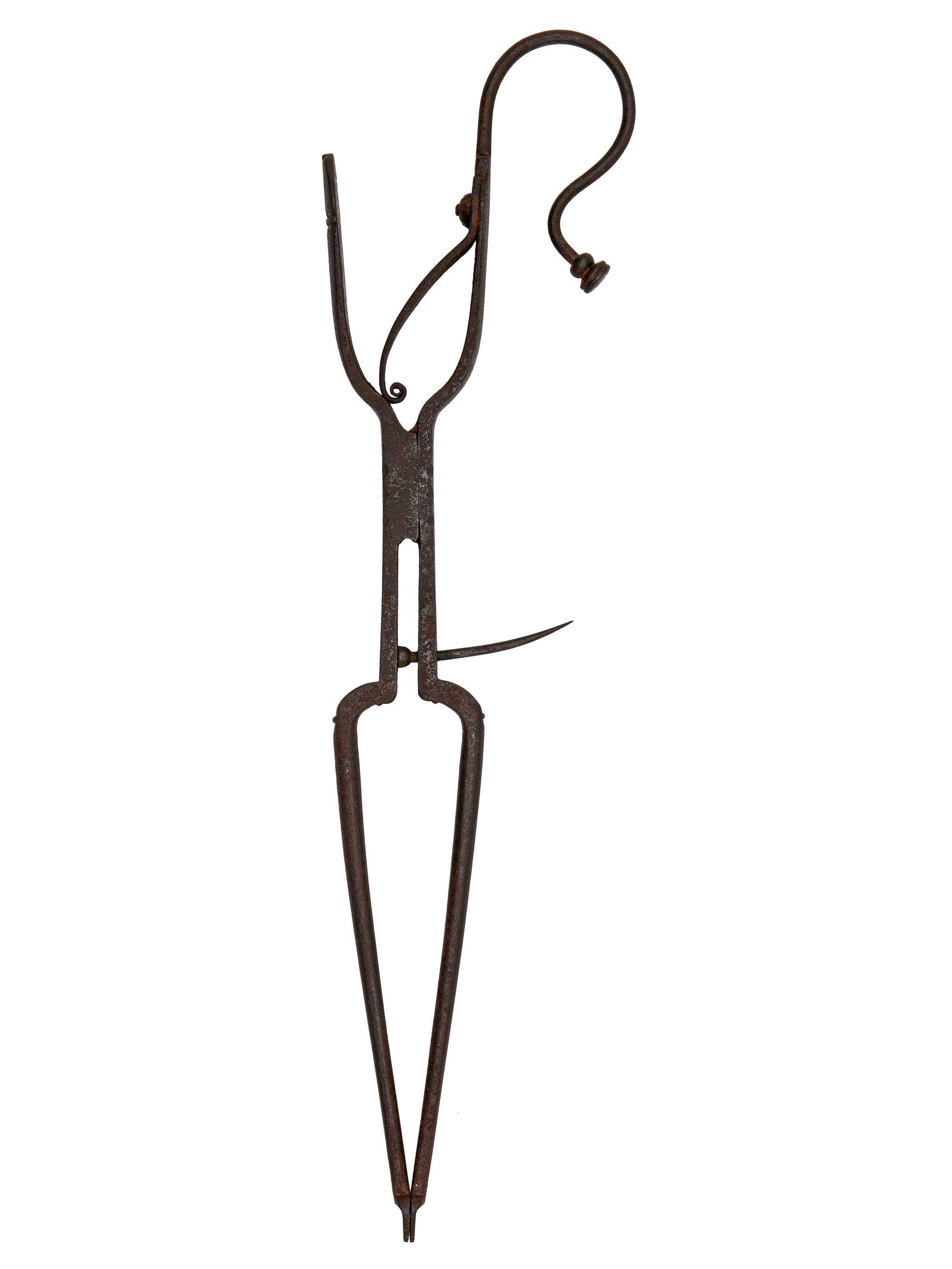 A Pair of Forged Iron Pipe Tongs