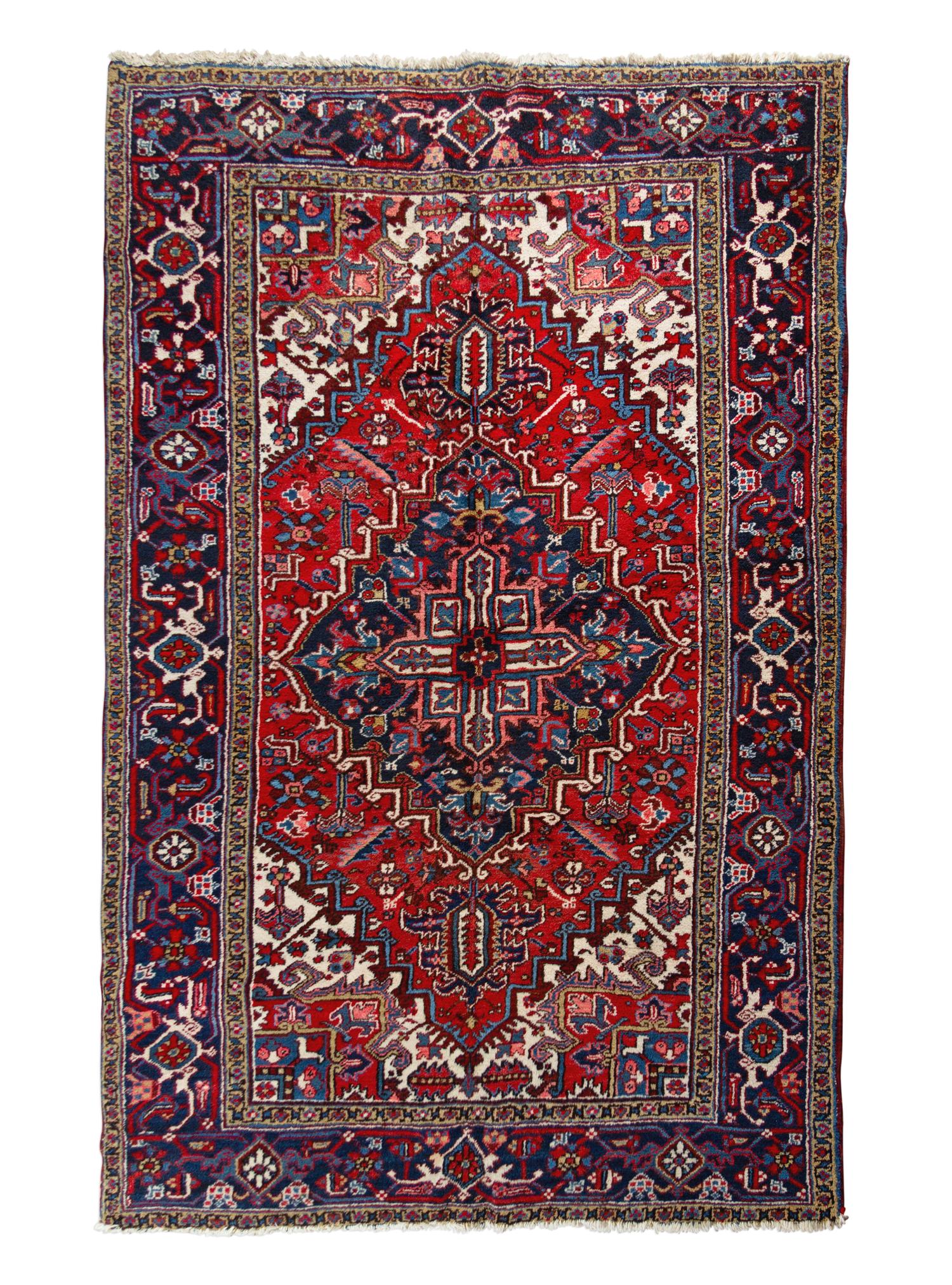 A Heriz Wool Rug
