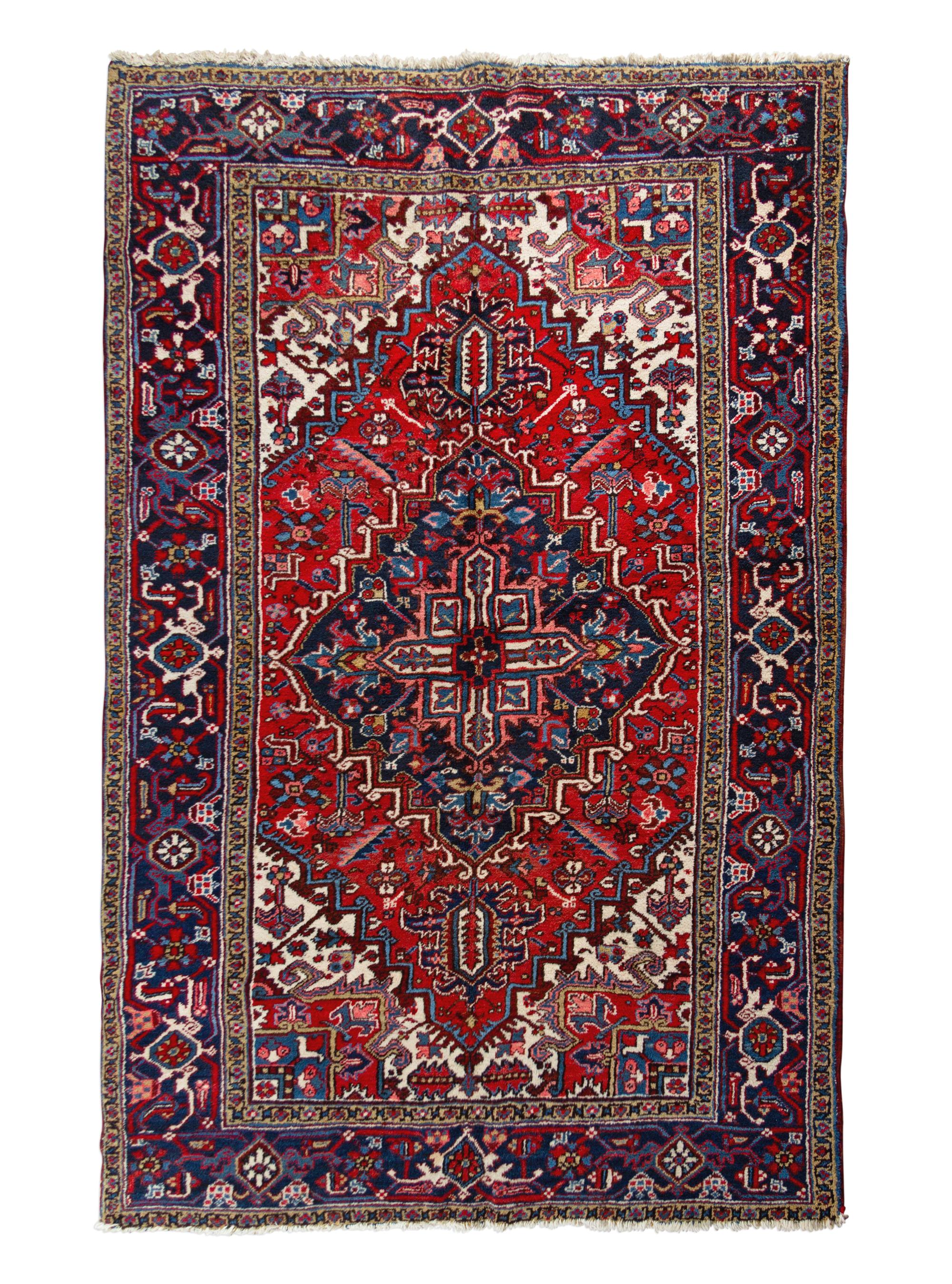 A Heriz Wool Rug