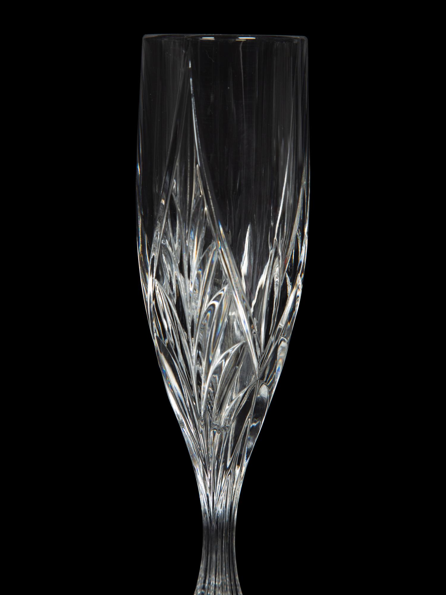 A Set of Nine Waterford Marquis Glasses with Six Others