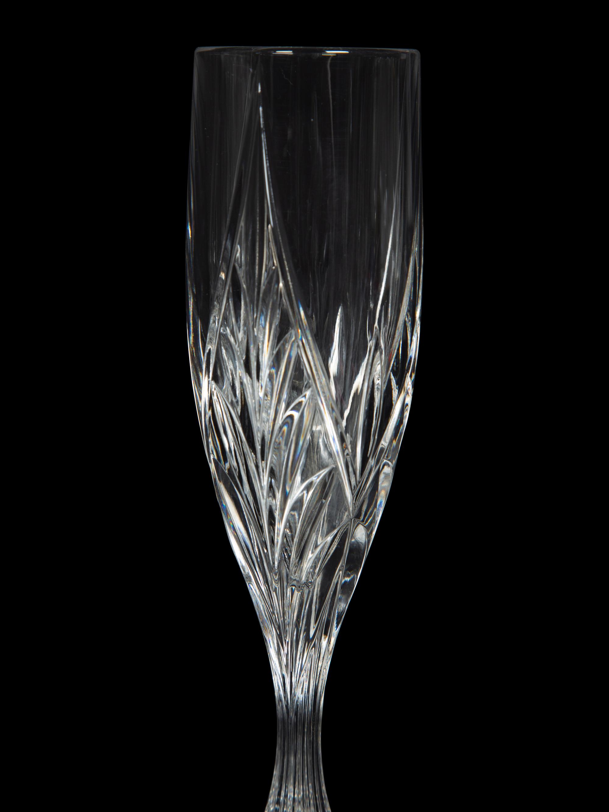 A Set of Nine Waterford Marquis Glasses with Six Others