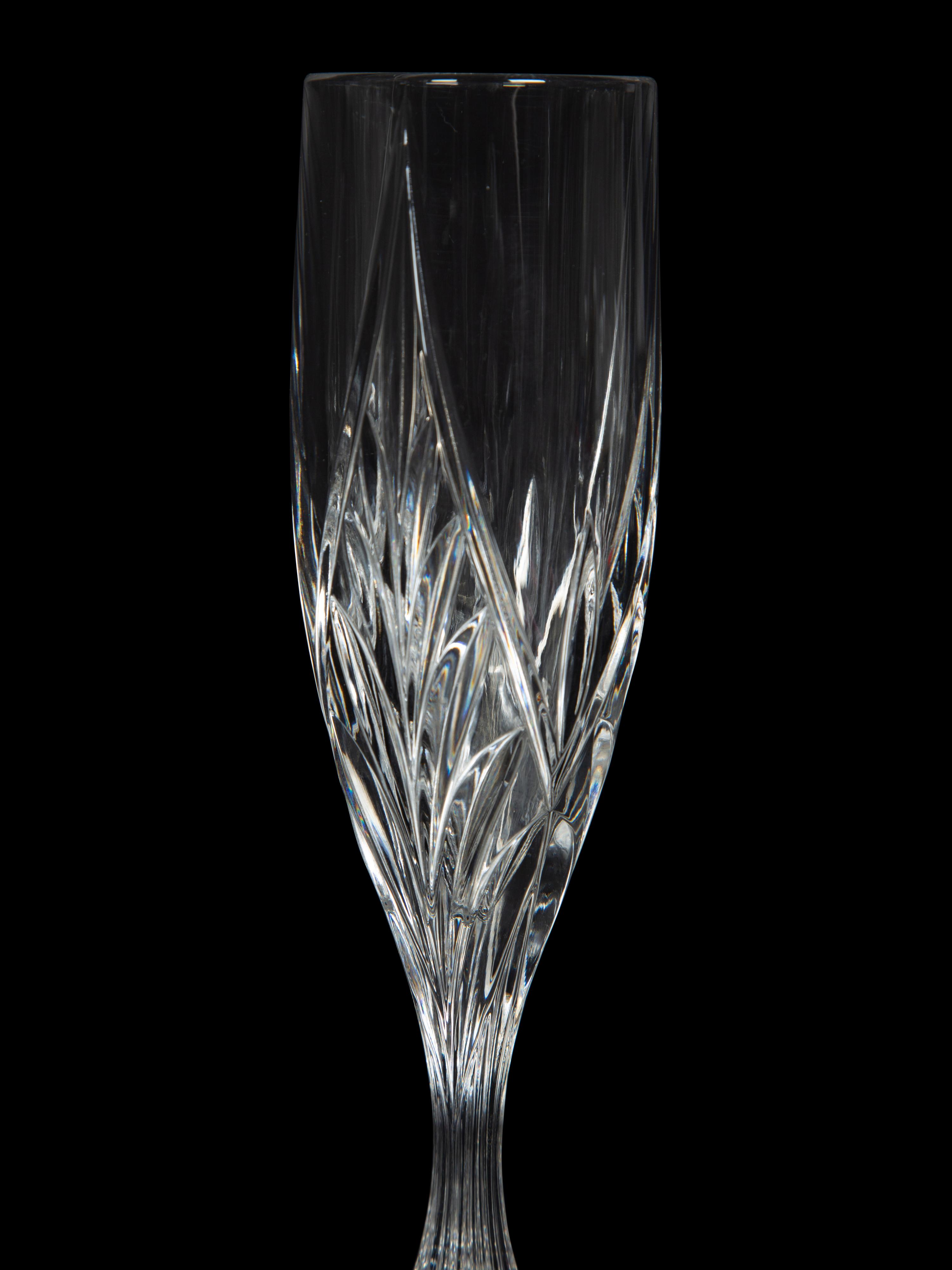 A Set of Nine Waterford Marquis Glasses with Six Others