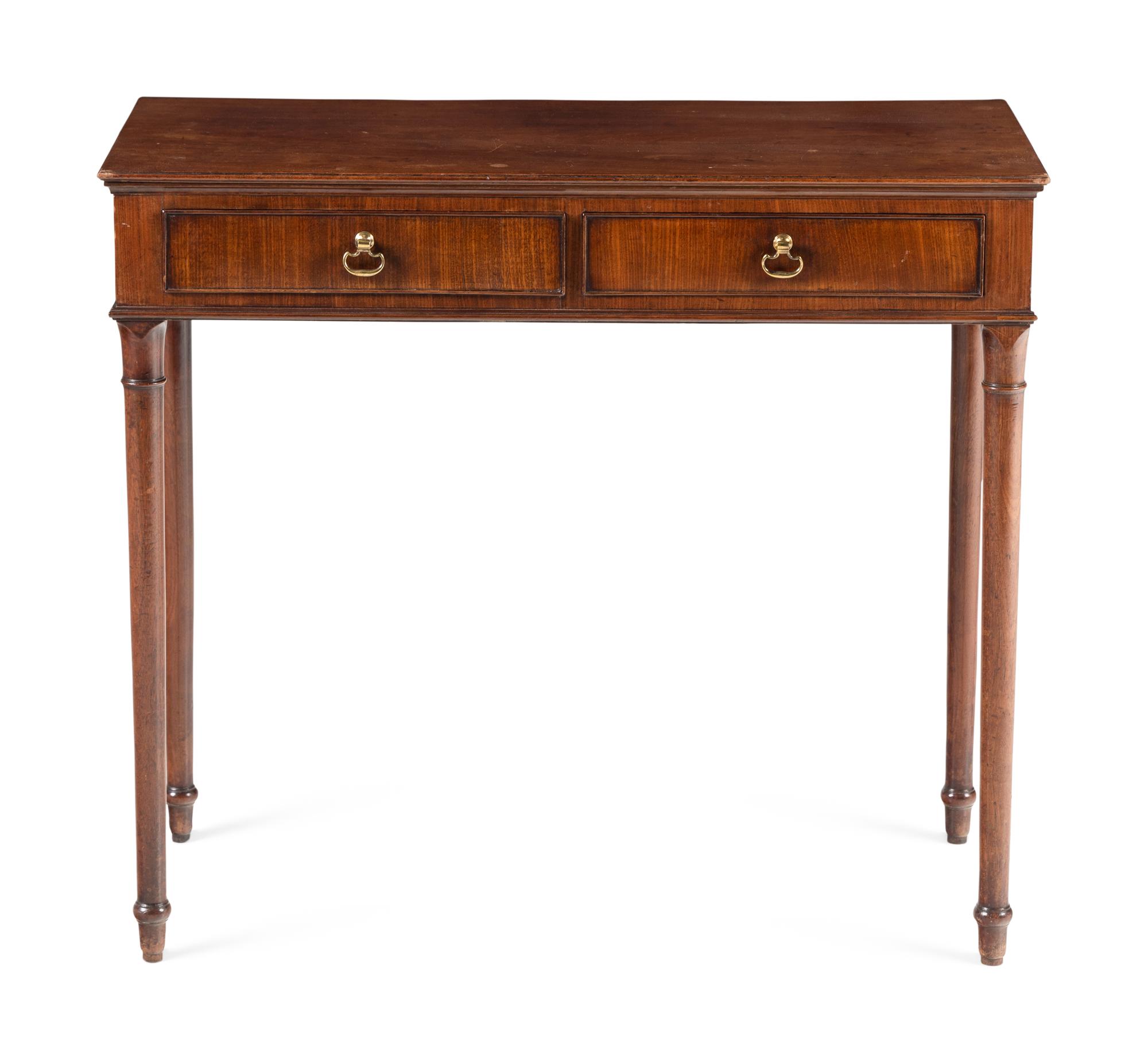 A George III Mahogany Side Table