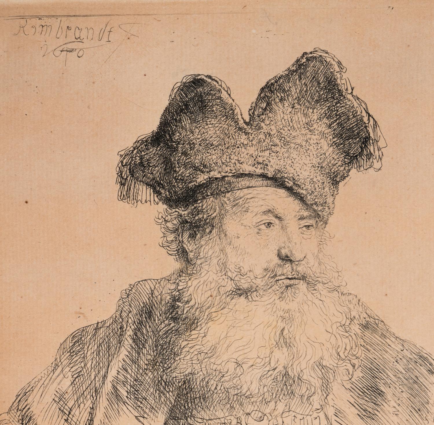 Old Man with a Divided Fur Cap , 1640
