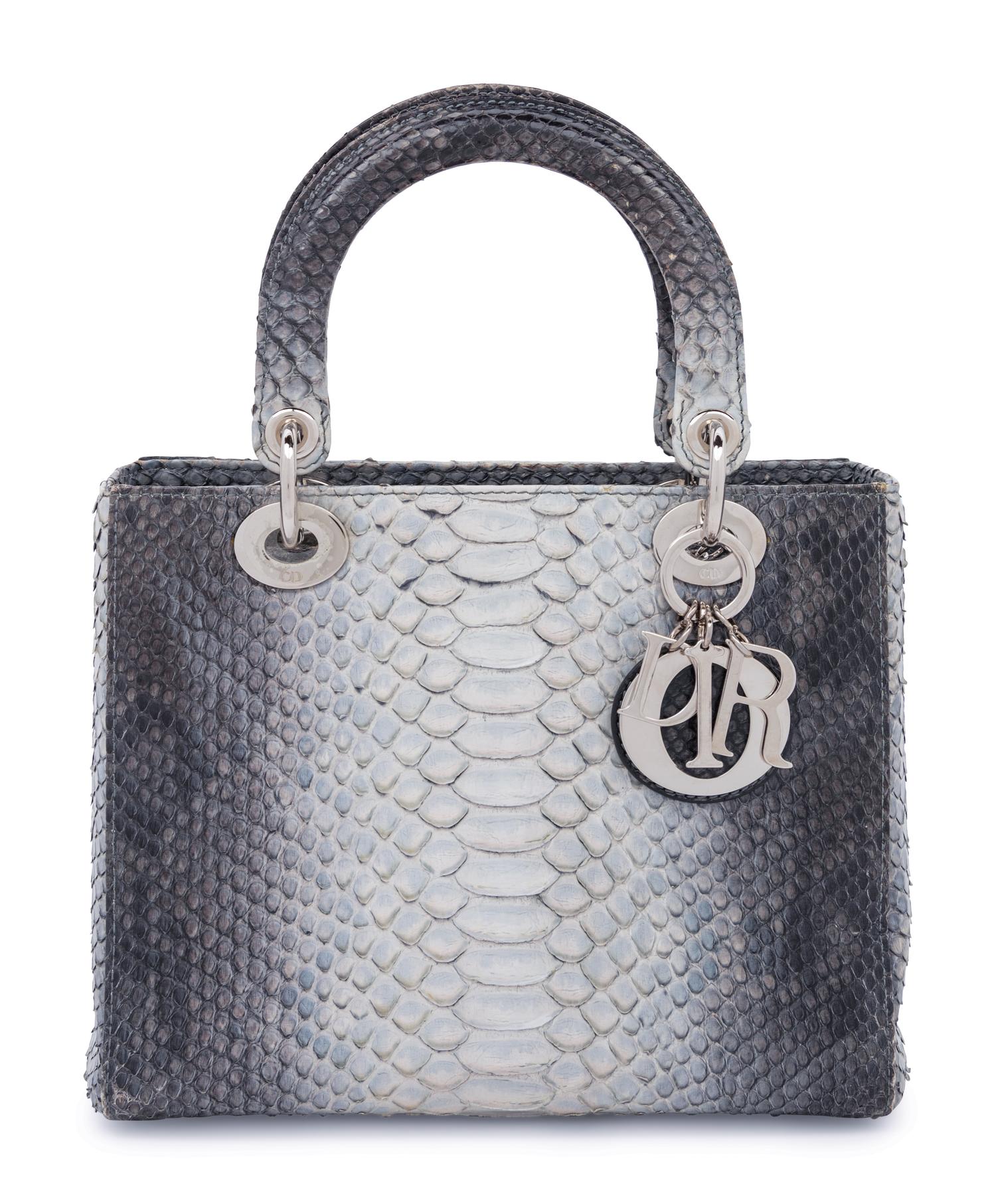 Limited Edition Christian Dior Python Small Lady Dior Bag, c. 2010