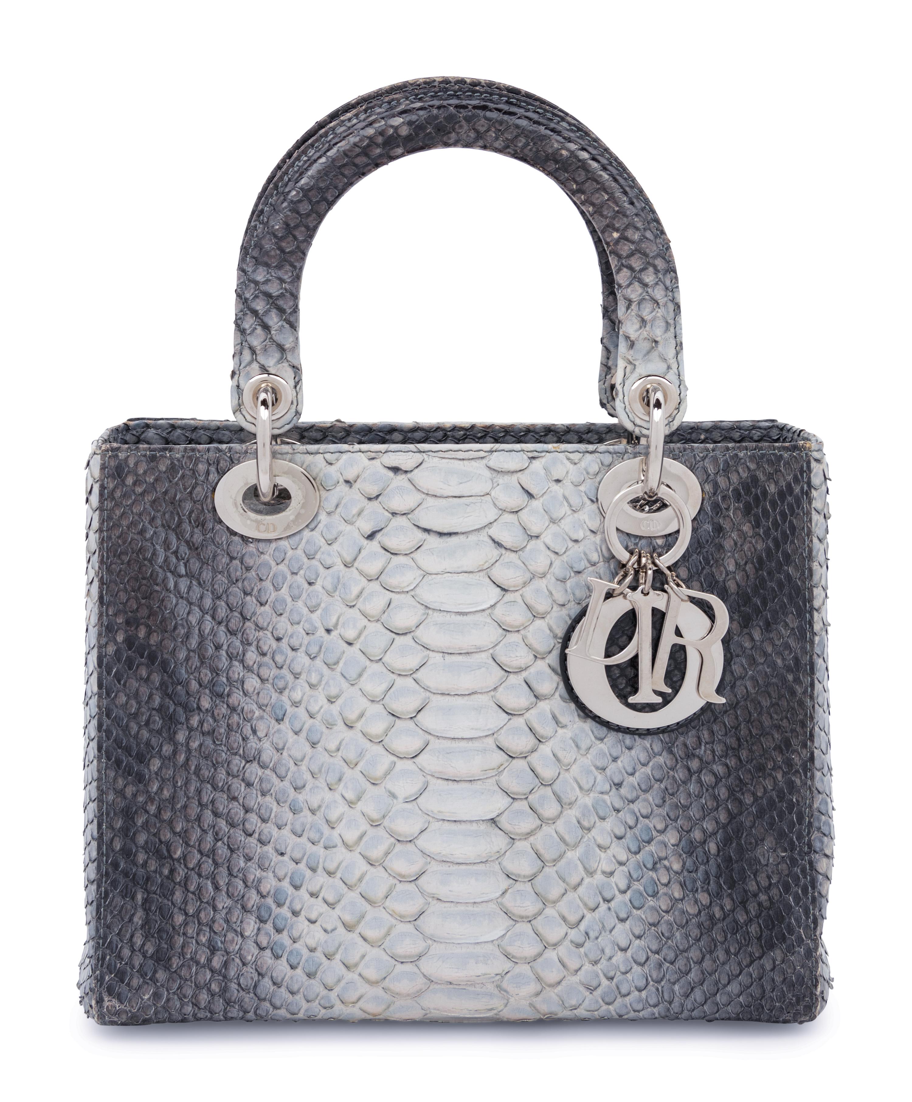 Limited Edition Christian Dior Python Small Lady Dior Bag, c. 2010