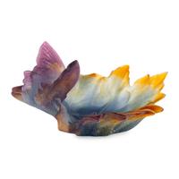 A Daum Pâte-de-Verre Grand Papillon Dish