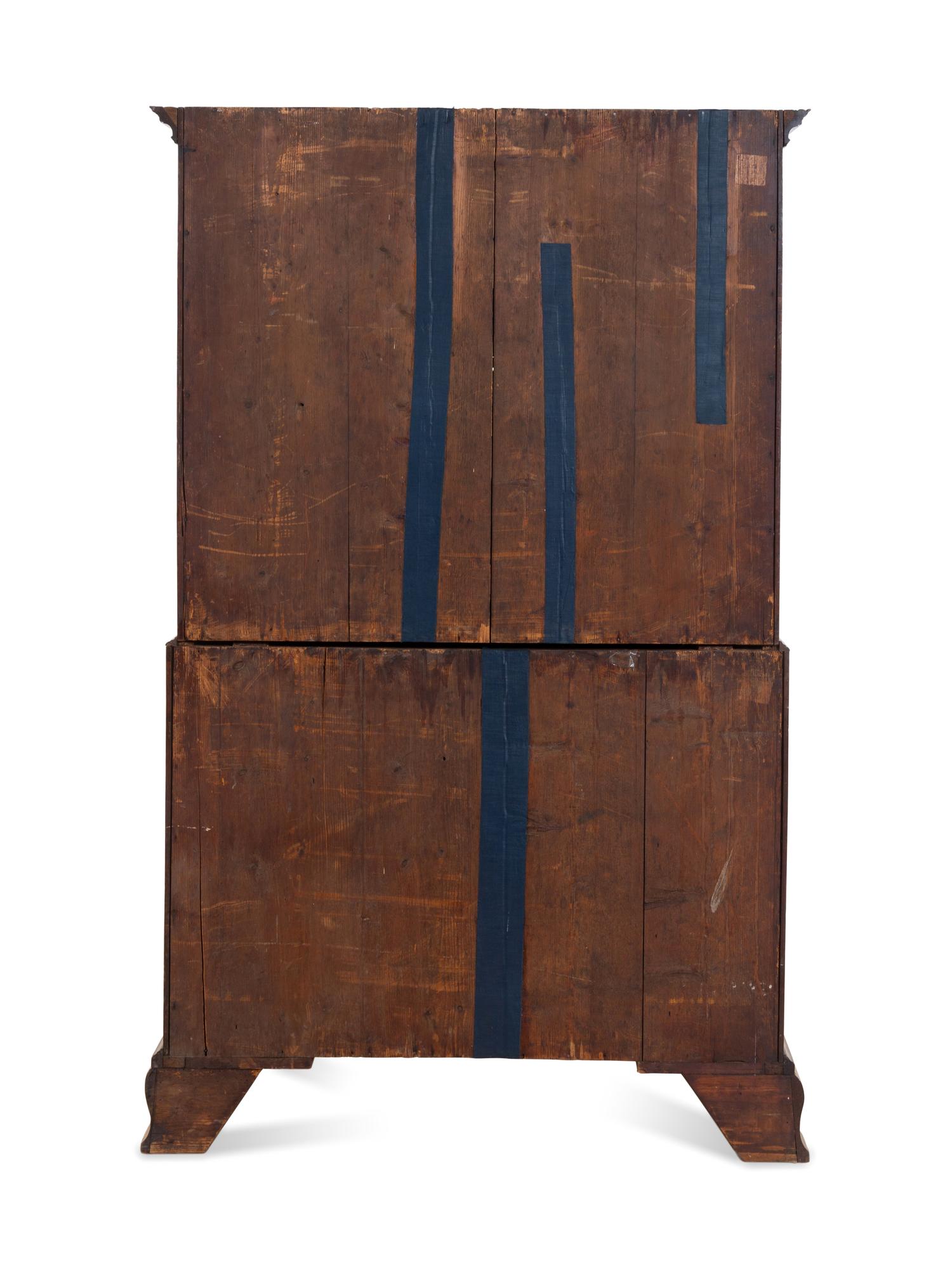 A George III Mahogany Chest-on-Chest