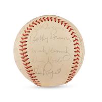 An Old Timer's Reunion Multi Signed Autograph Baseball (Beckett Authentication Services)