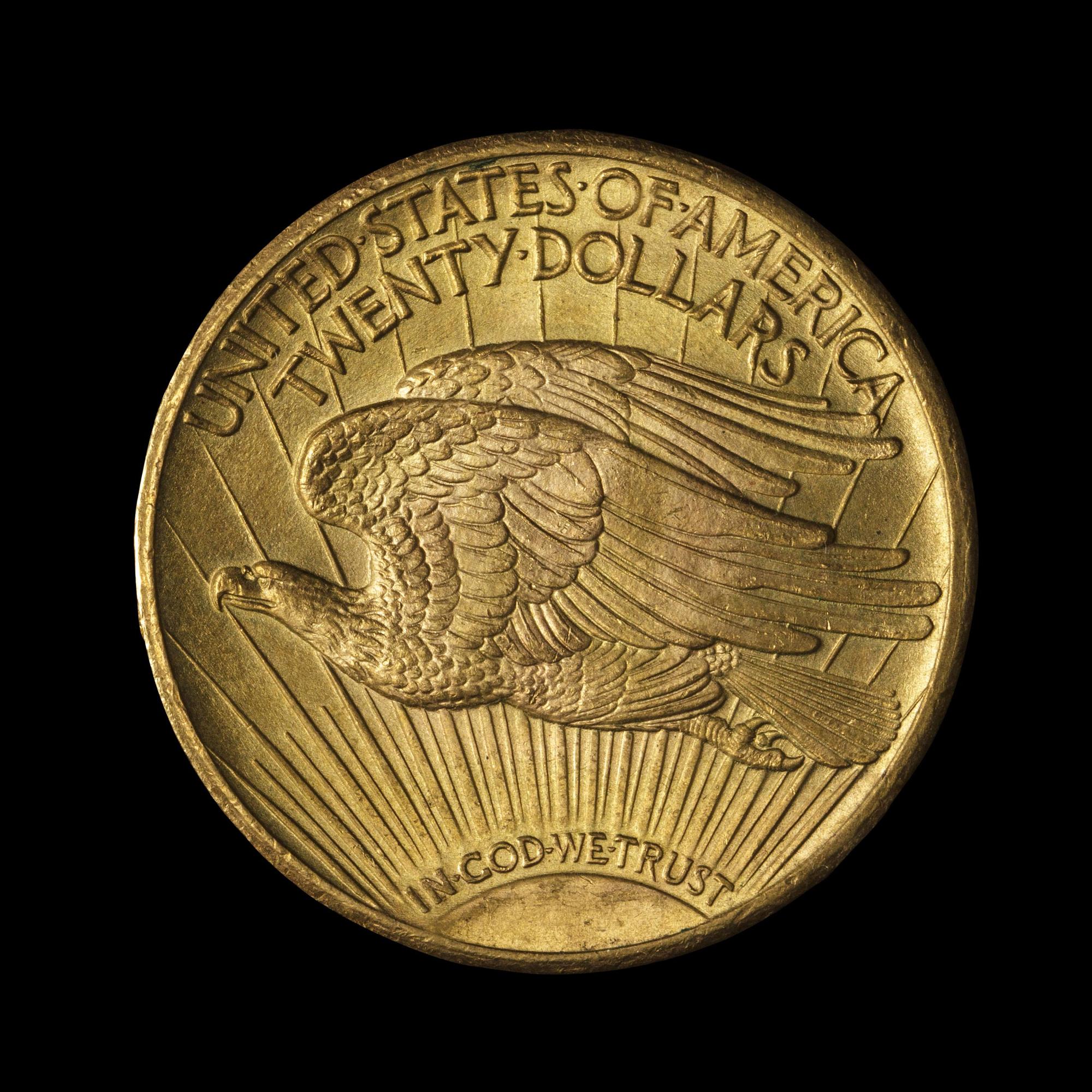A 1924 Saint Gaudens $20 Gold Coin