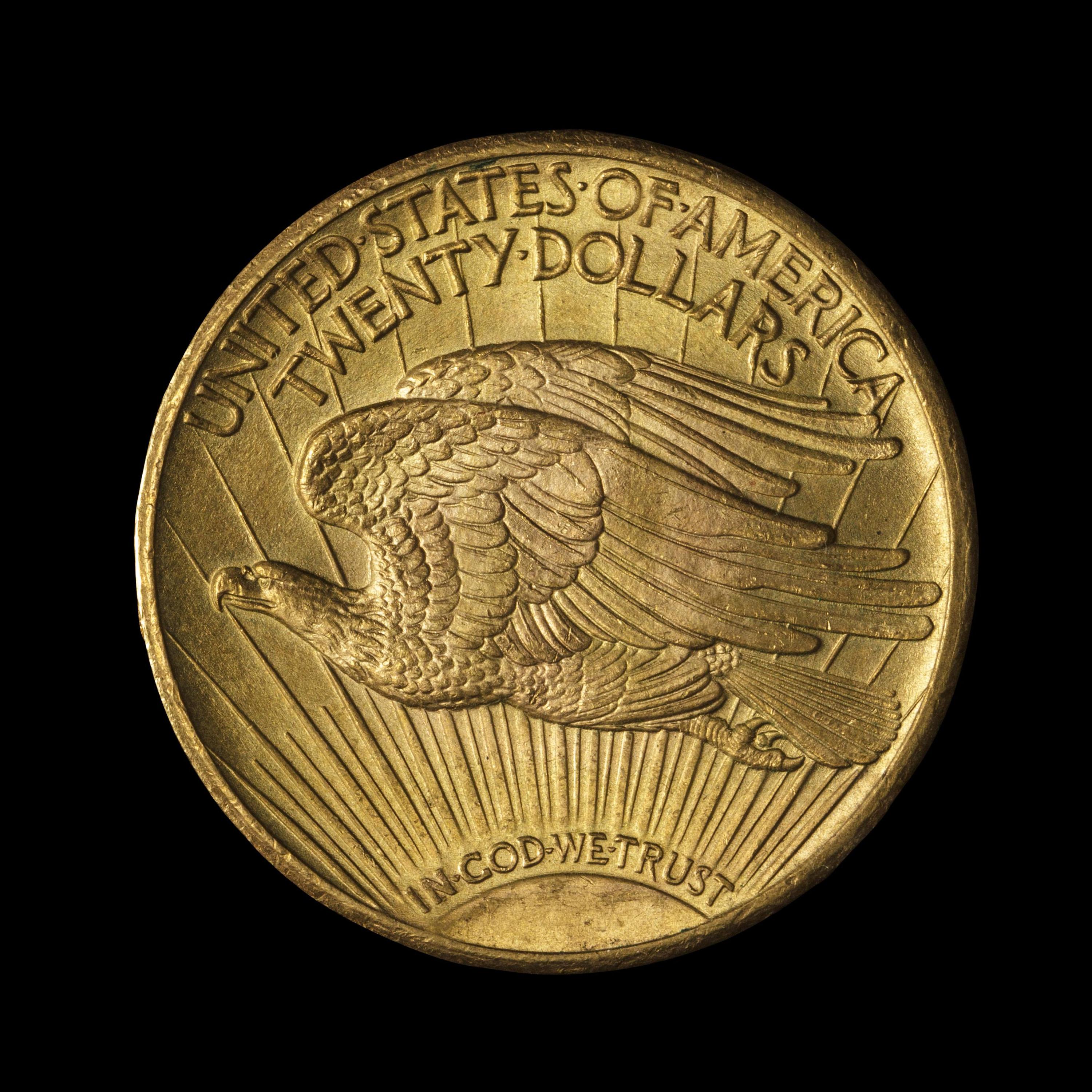 A 1924 Saint Gaudens $20 Gold Coin