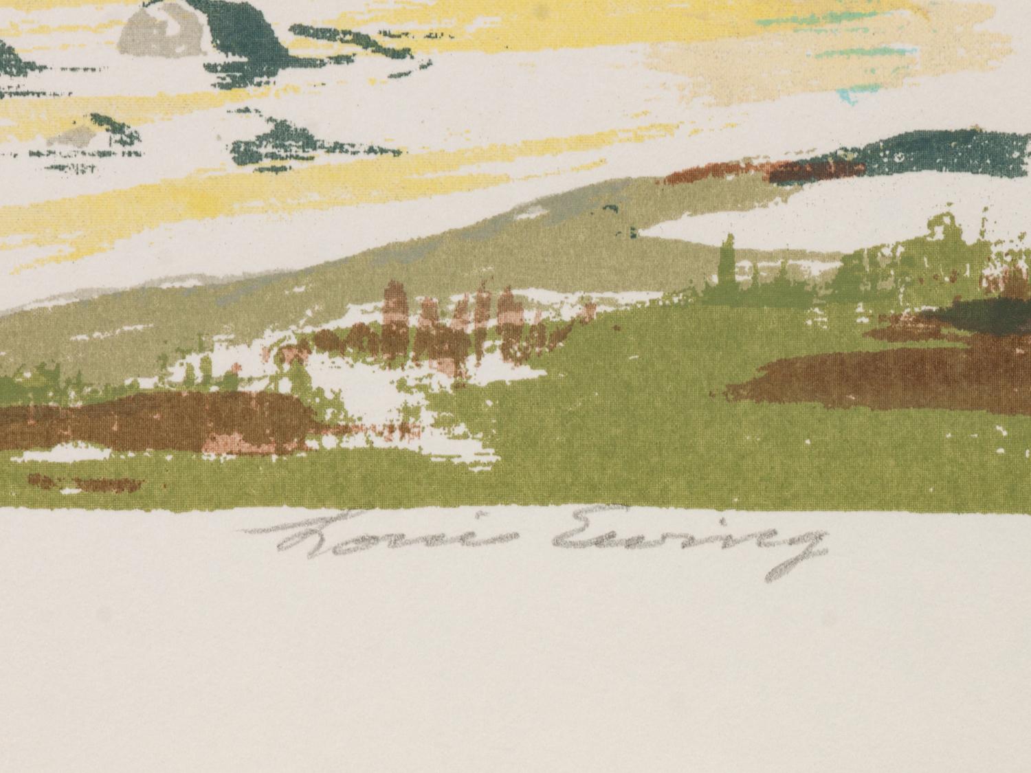 Five Works: Quiet Pool , edition 118/120; Fall Pasture , edition 94/130; Northern New Mexico , Over Print #1; Winter Afternoon; Night Stag , edition 129/150