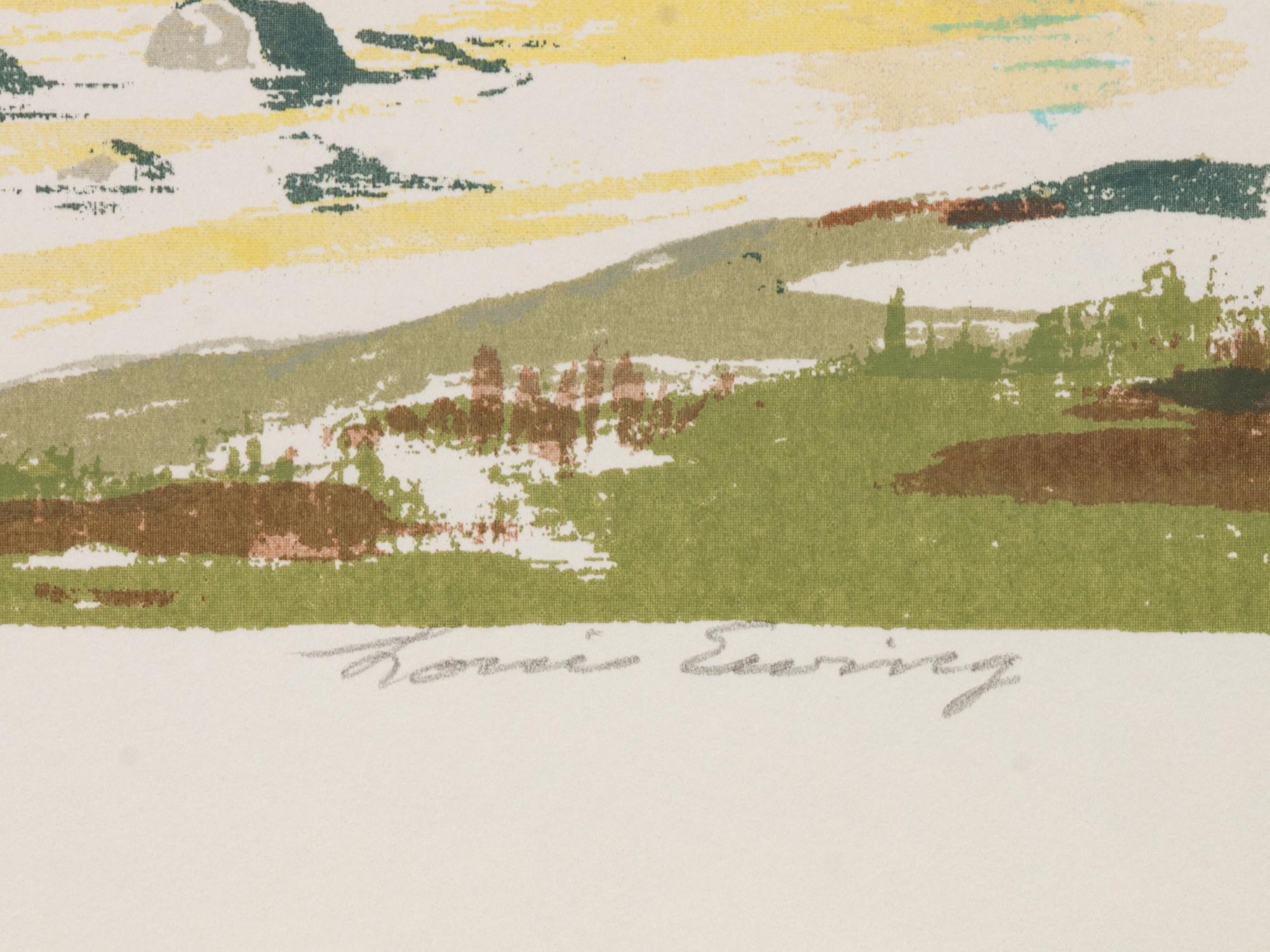 Five Works: Quiet Pool , edition 118/120; Fall Pasture , edition 94/130; Northern New Mexico , Over Print #1; Winter Afternoon; Night Stag , edition 129/150