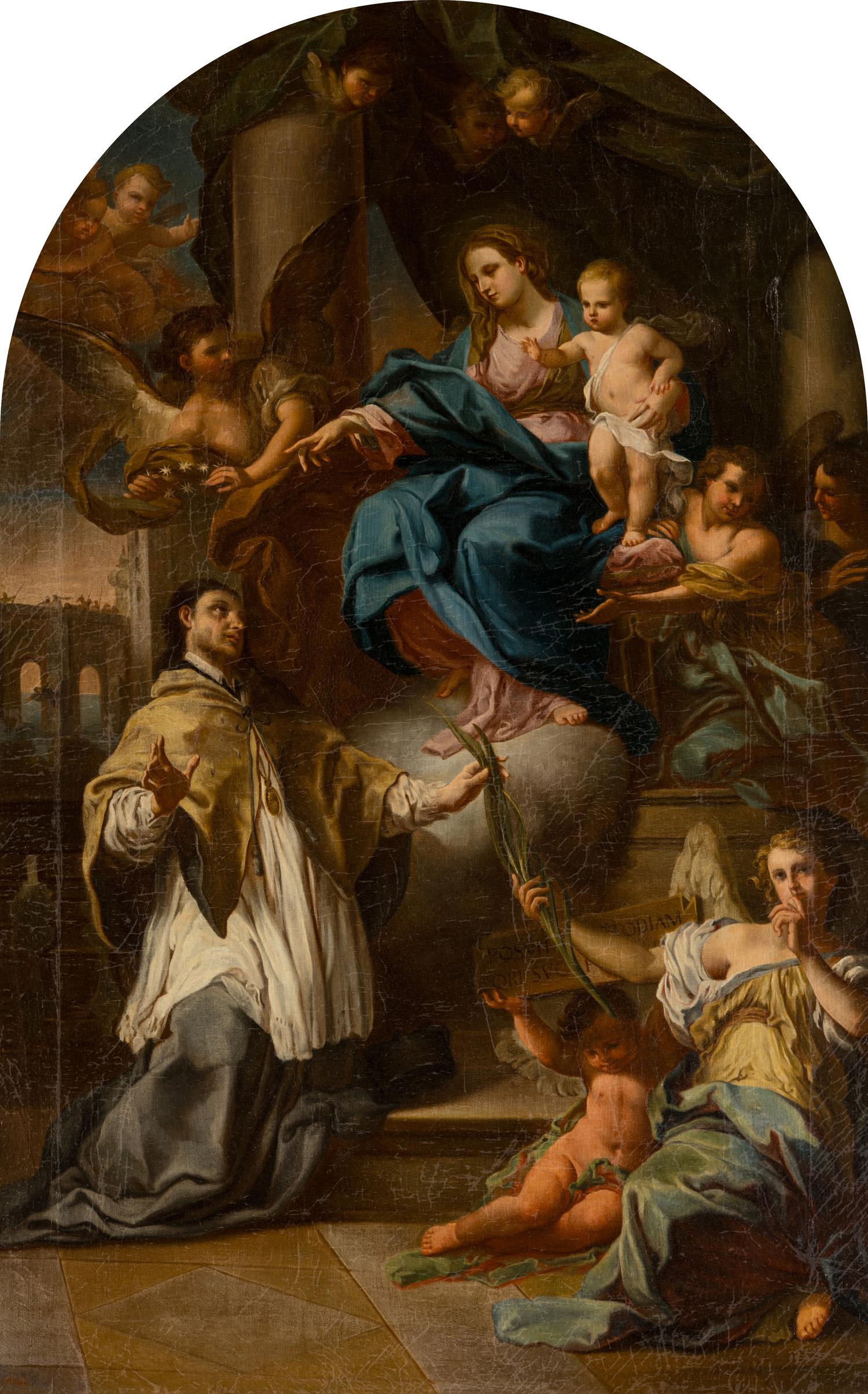 Madonna and Child with St. Nepomucene