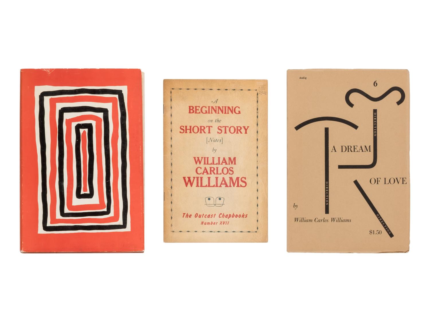 [Literature] Williams, William Carlos . Group of 22 Titles