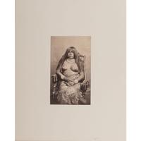[NATIVE AMERICANS]. BONINE, E.A., photographer. A group of 2 photographs of Yuma Indians. Arizona: n.d., [ca 1870s].