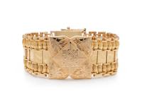 BARA, YELLOW GOLD SURPRISE WATCH