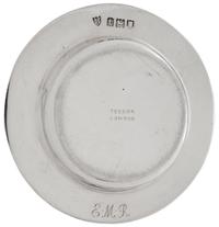 A Set of Twenty-One English Silver Place-Setting Ash Trays