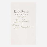 [African-Americana] Parks, Rosa Group of 2 Titles: One Inscribed and One Signed