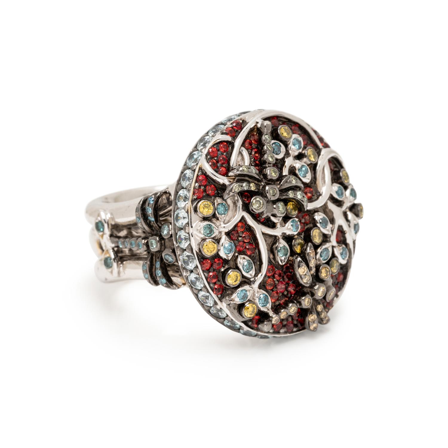 ZORAB, MULTIGEM DRAGONFLY RING