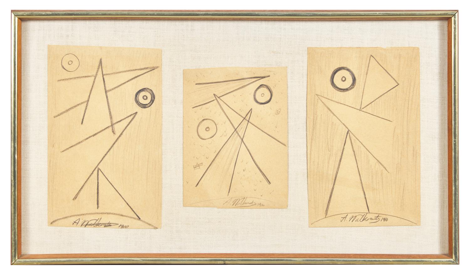 Two Sets of Three Works: Abstraction , 1906-1912 (2)
