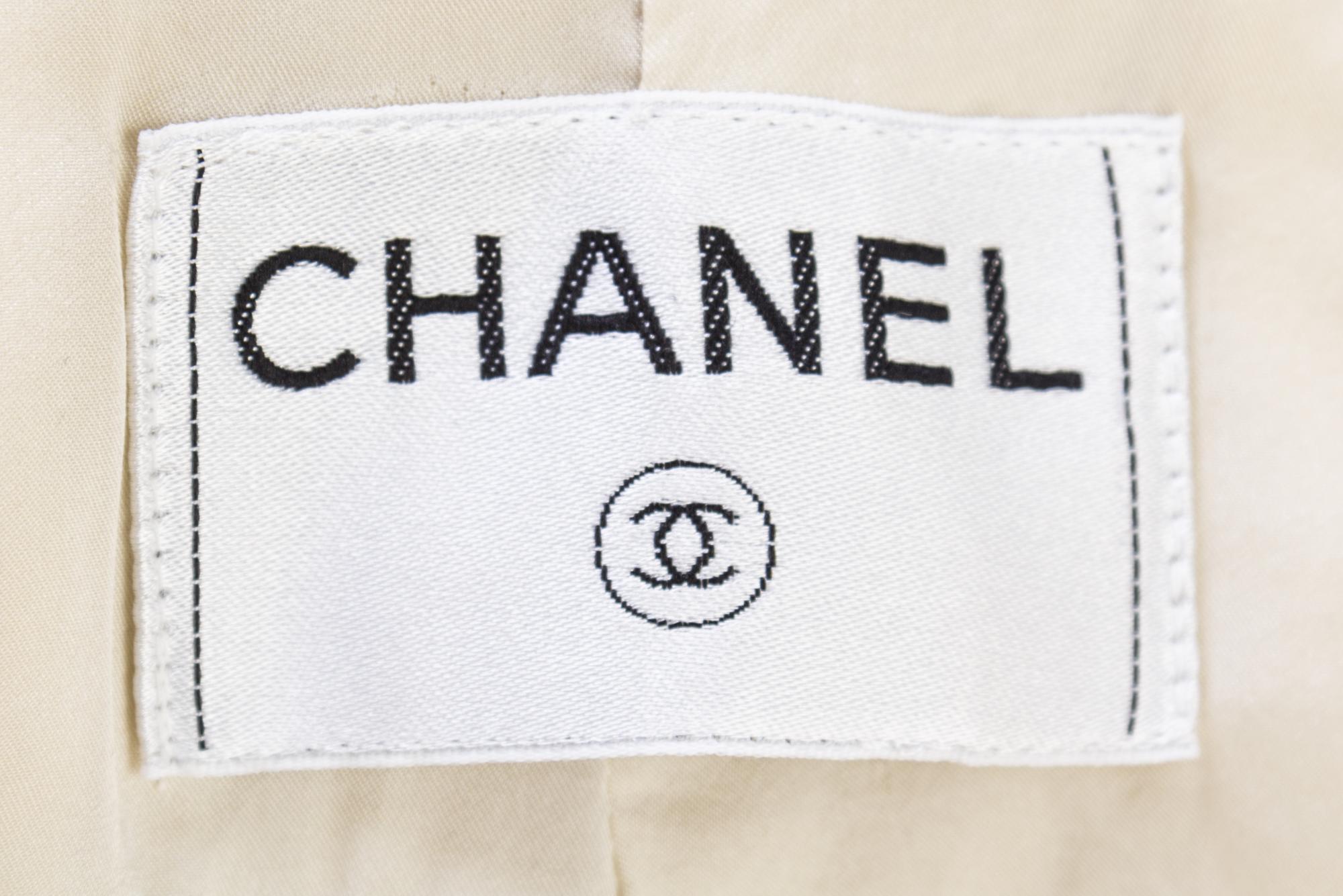 A Chanel Pale Yellow Boucle Jacket,