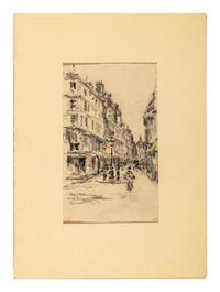 Parisian Street Scene with the Comédie-Française in the Distance