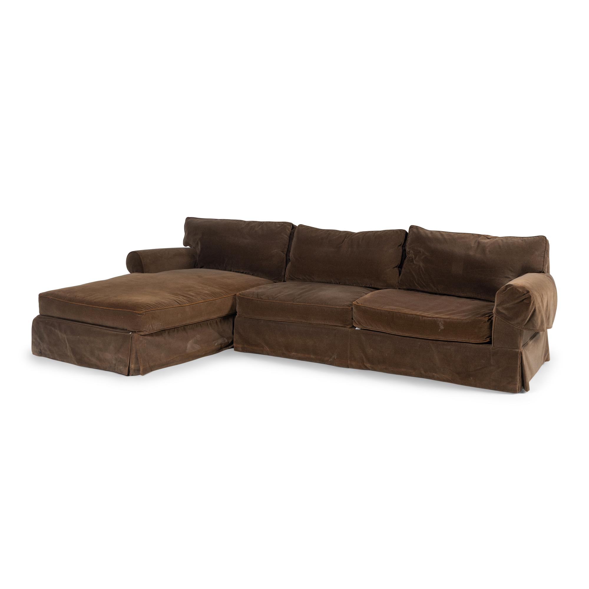 An Upholstered Sectional Sofa
