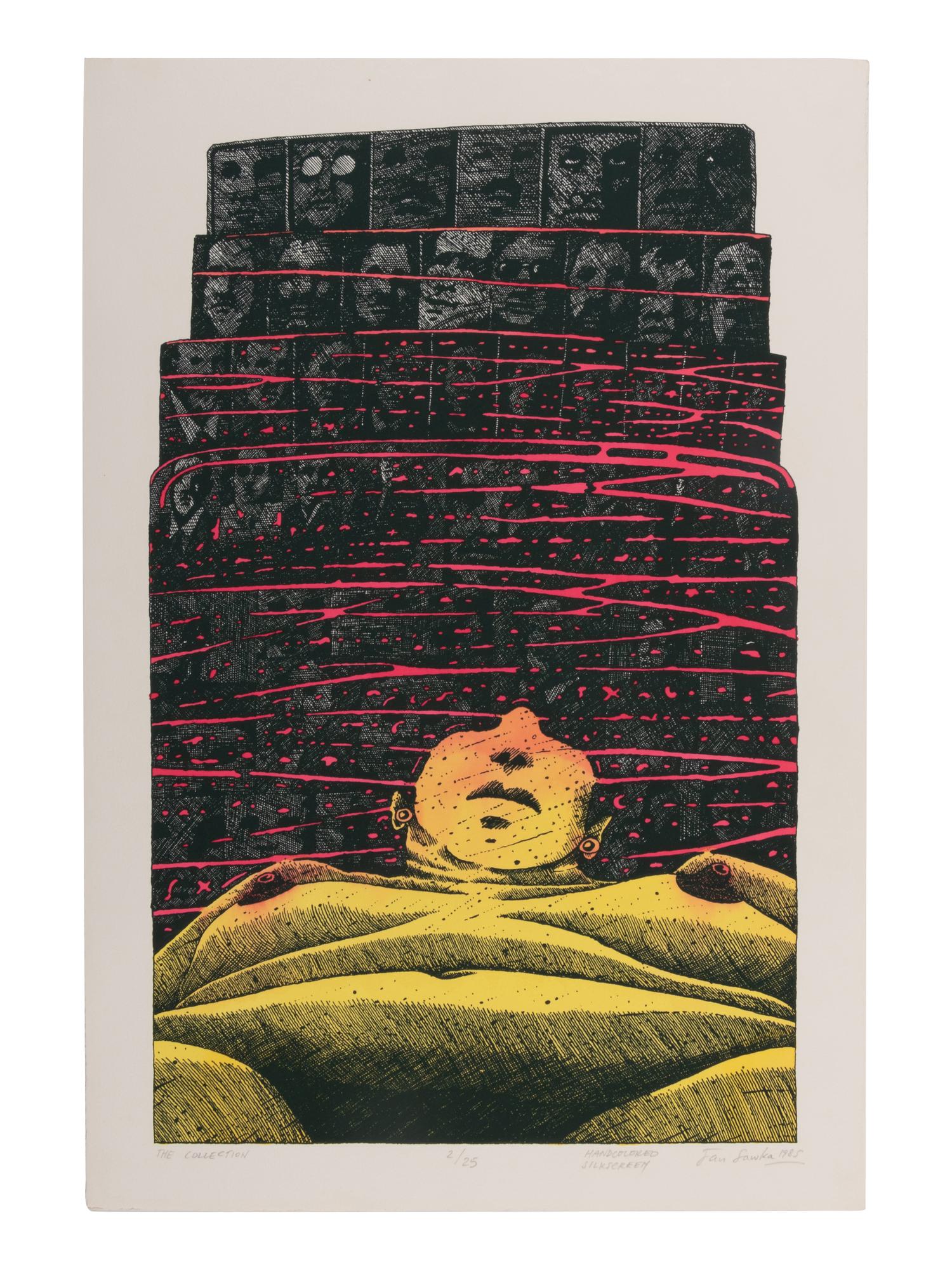 Eight Silk Screens (complete portfolio including cloth case)