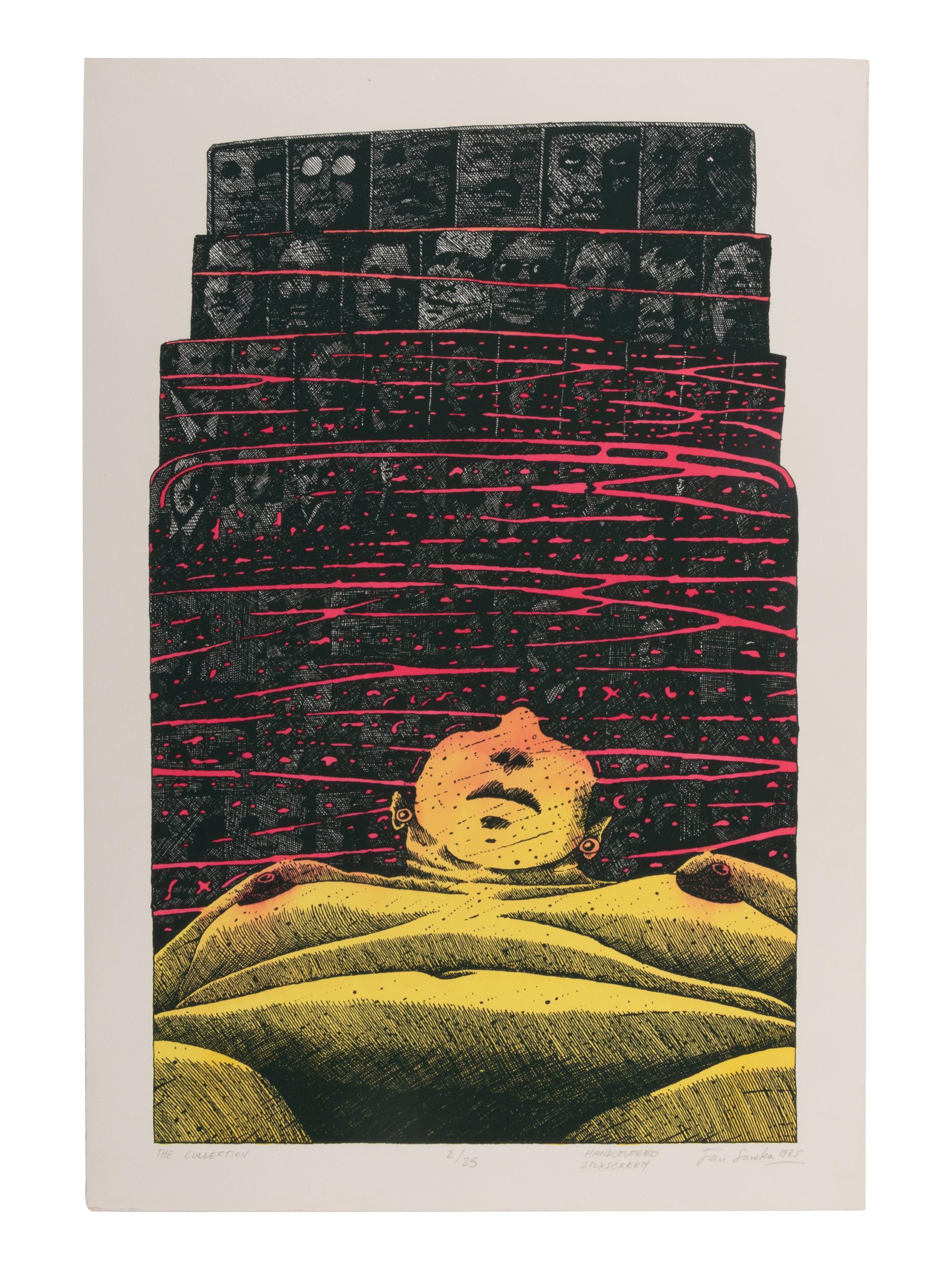 Eight Silk Screens (complete portfolio including cloth case)