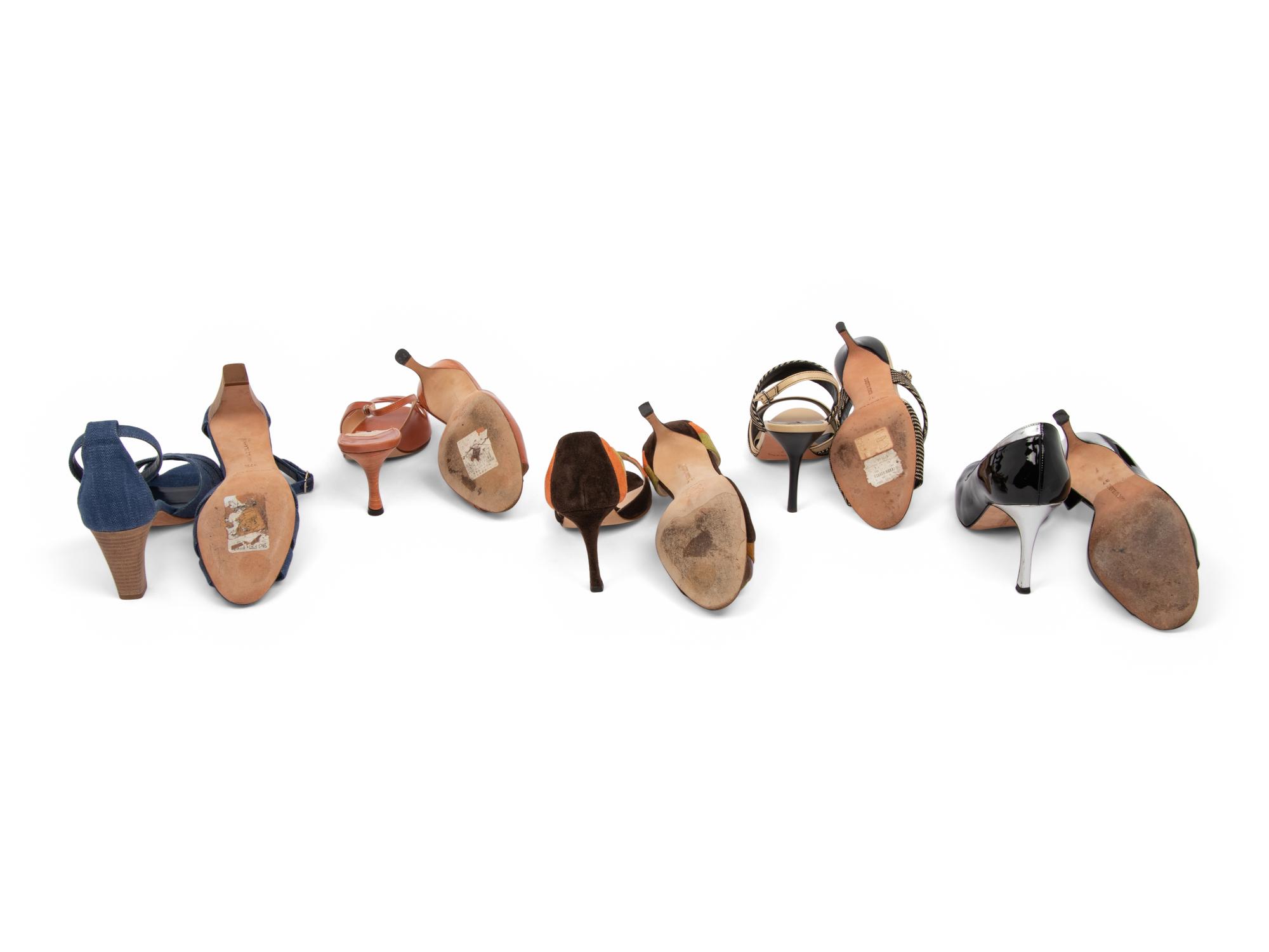 Five Pairs Manolo Blahnik Shoes