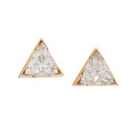 YELLOW GOLD AND DIAMOND EARRINGS