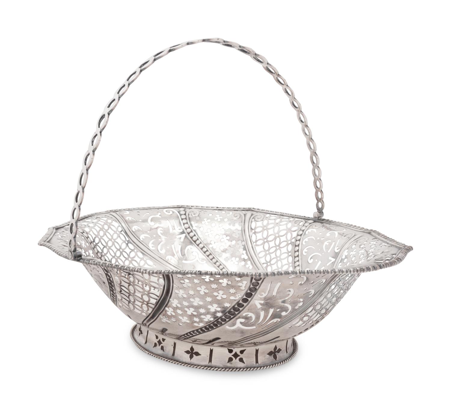 A George III Silver Centerpiece Basket